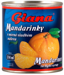 Mandarnkov kompt Giana 314ml